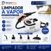 Limpiador a Vapor Multiusos 2500W para Hogar, Cocina, Baño y Auto