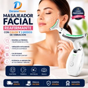 Masajeador EMS Facial Reafirmante con Calor