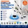 Cepillo Eléctrico Multiusos para limpieza profunda